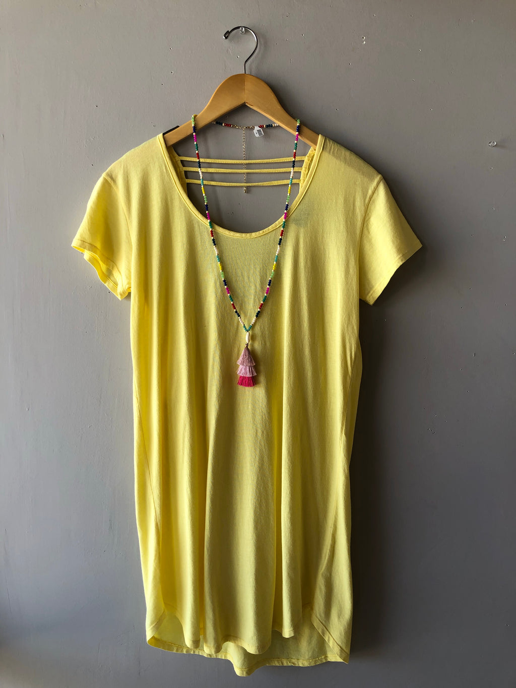 *BOBI Strappy-Back ANTHEM Supreme Jersey Dress