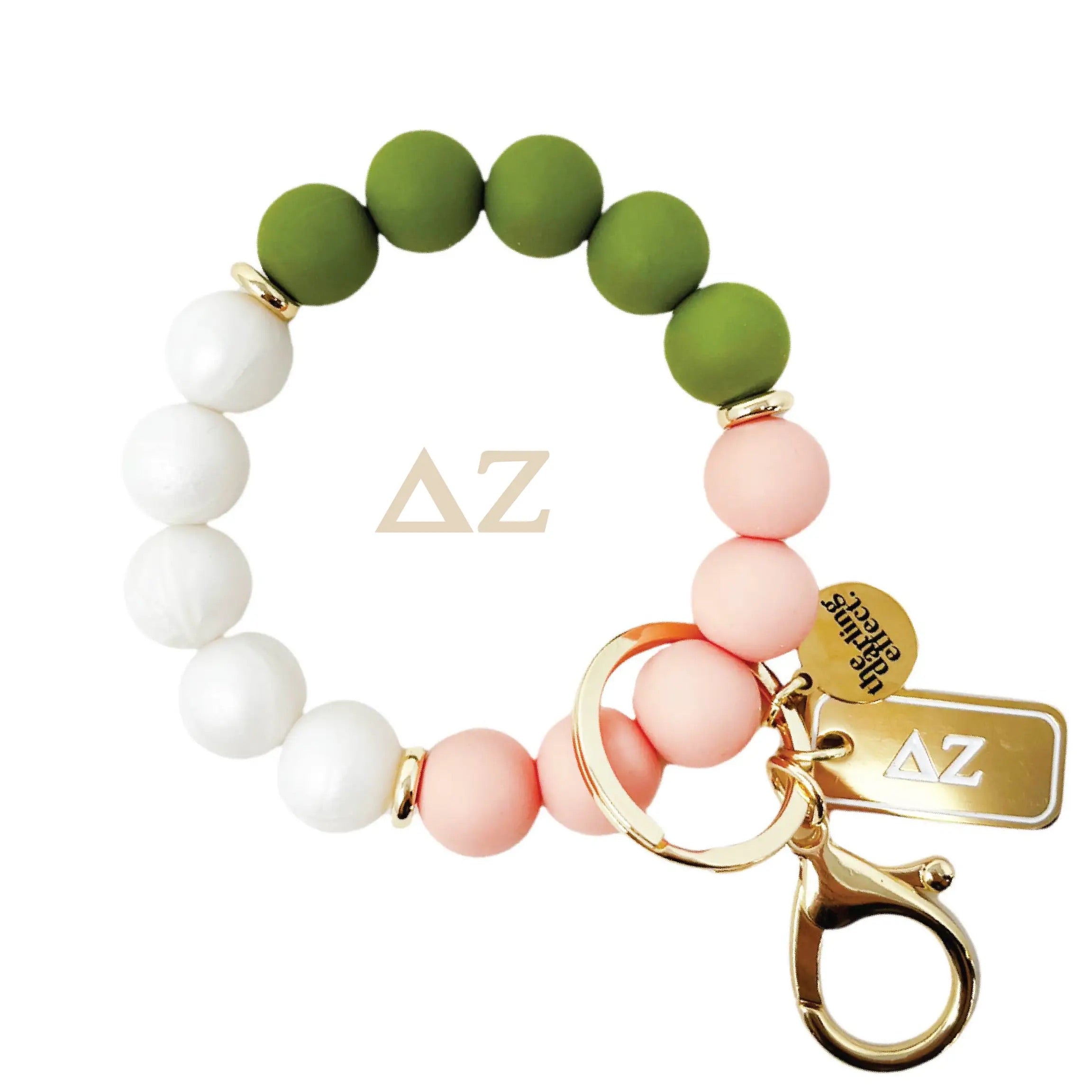 TDE Sorority Beaded KEYCHAIN Wristlet Greek Chic Hands Free