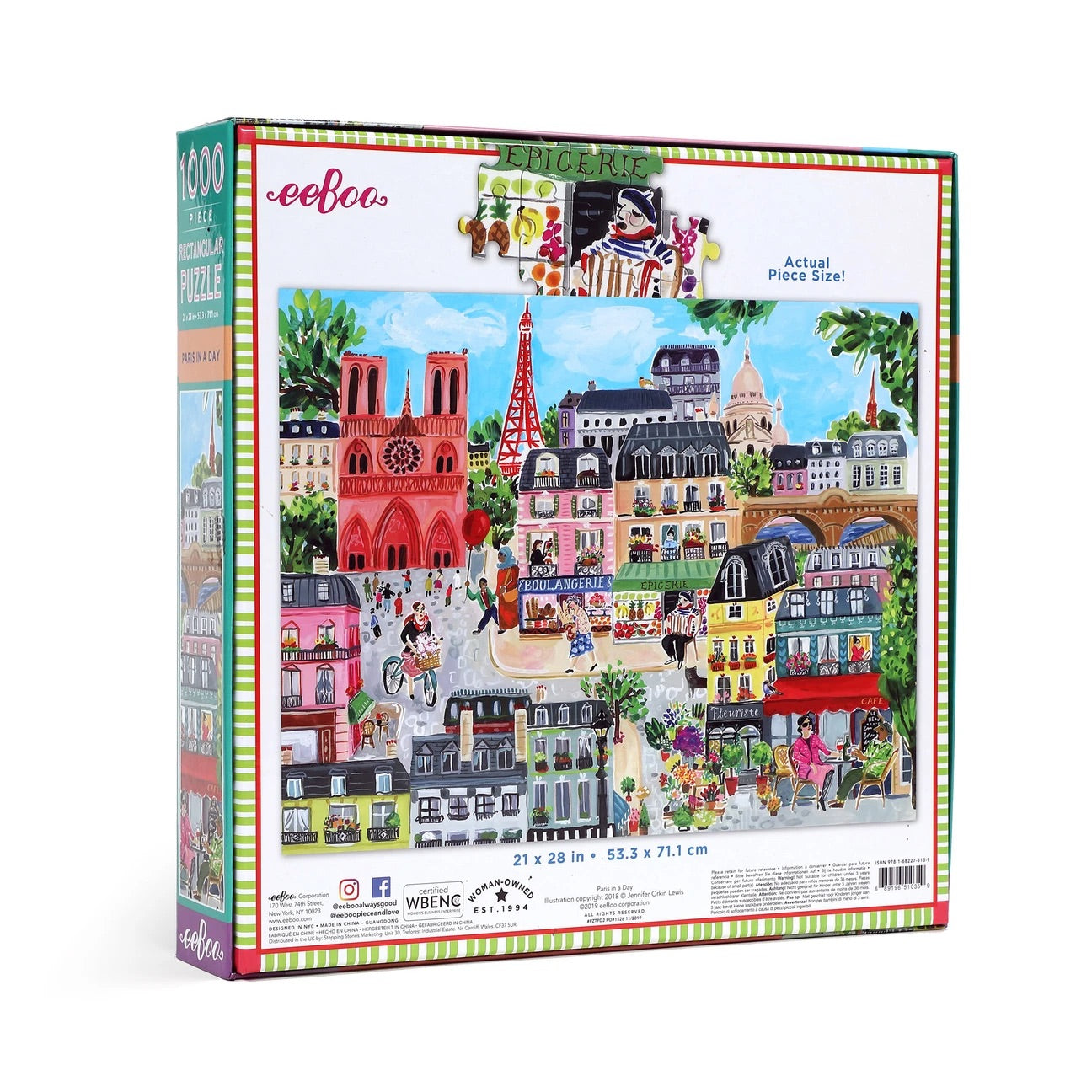 EEBOO Piece & Love 1000 Pc Puzzle