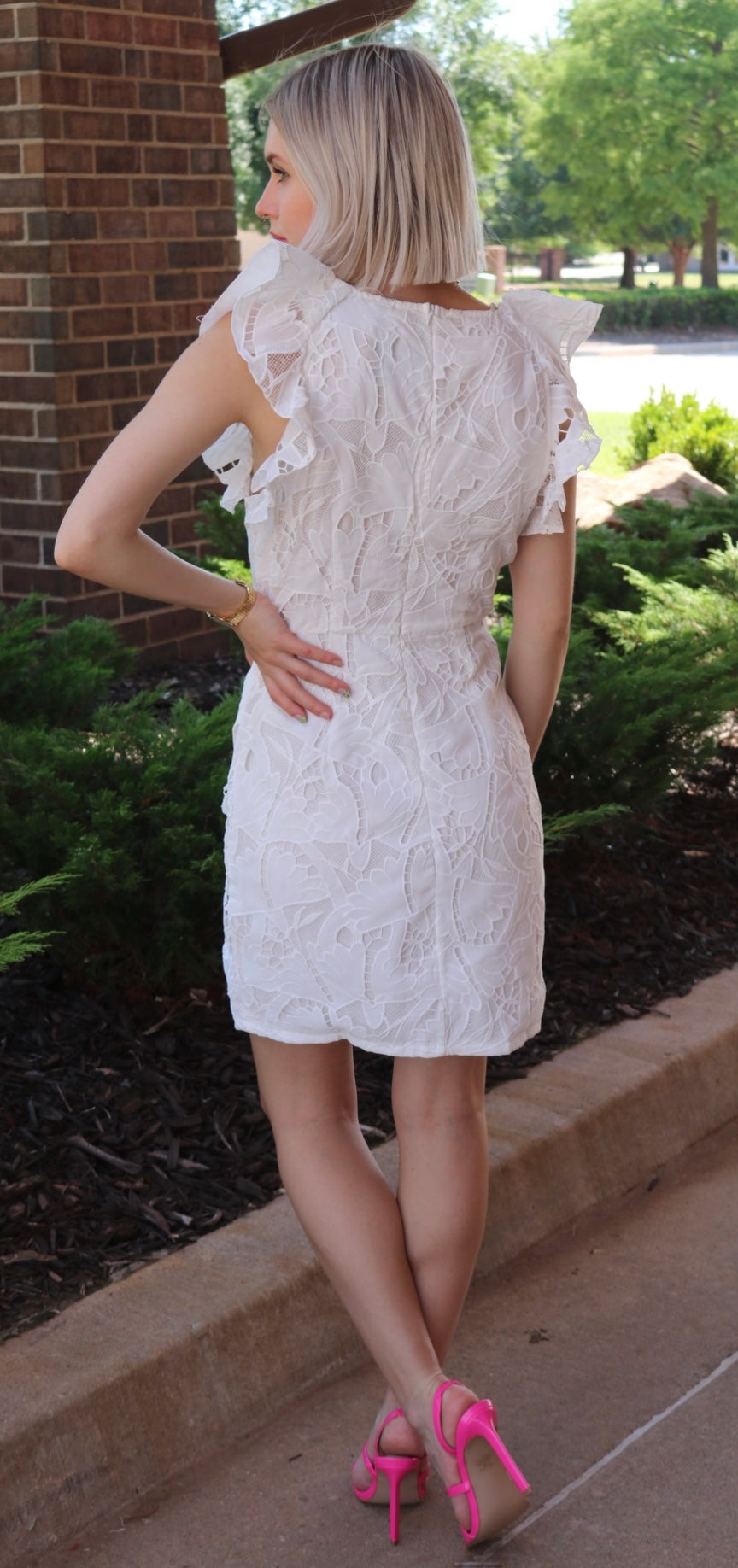 white christmas dresses Black Smocked Ruffle Bottom Dress main image 1