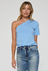 ANOTHER LOVE Ruche LYON OneShoulder Model Top