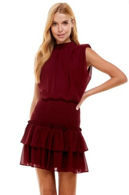 PROSPECT Smock waist Tier Dress