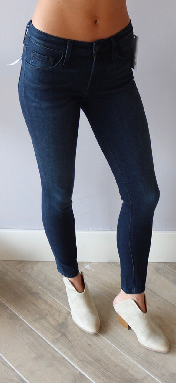 FLYING MONKEY MidRise MEET ME HALFWAY Tonal Stitch Ankle Skinny Jean