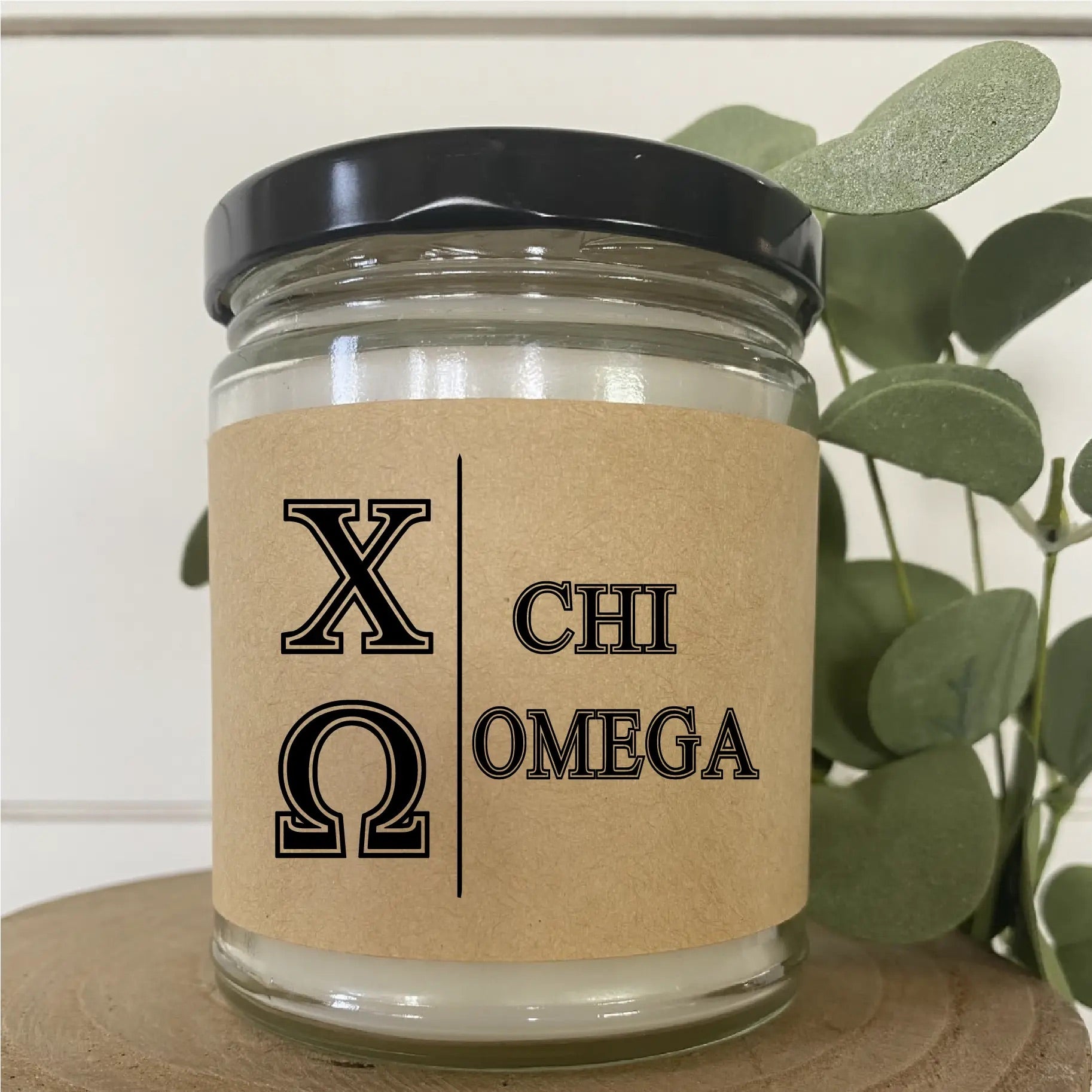 SS Sorority 9oz. VOLCANO 9oz Greek Chic Soy Candle