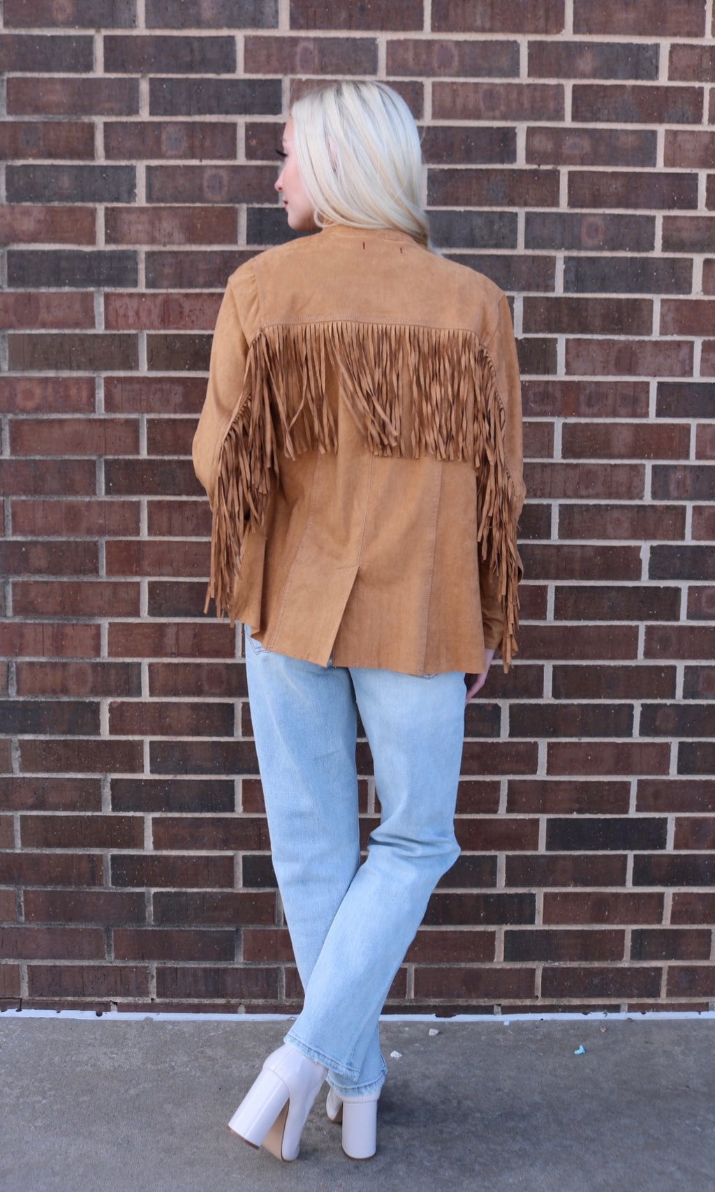 DEAR JOHN Fringe LEVI Suede Jacket