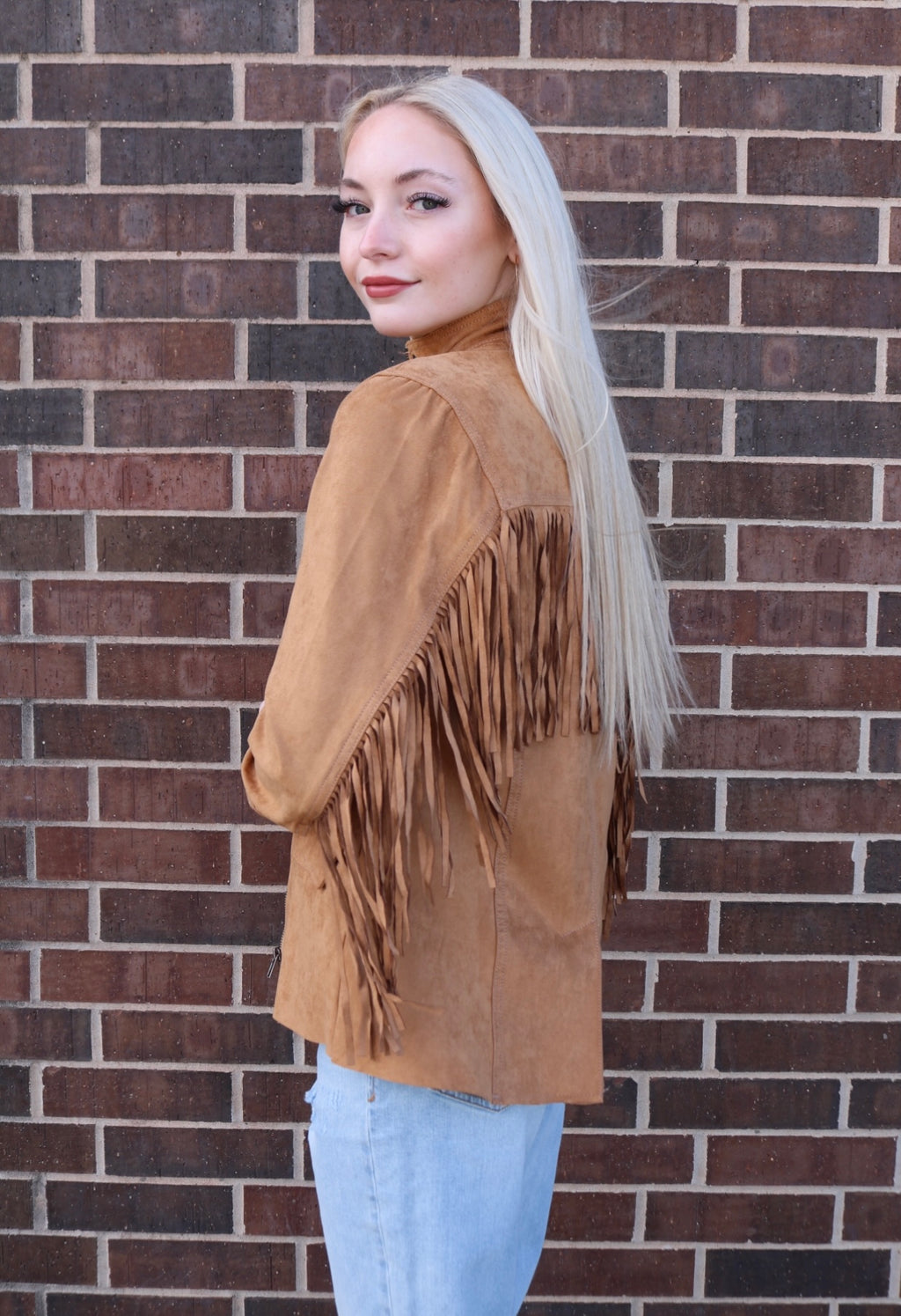 DEAR JOHN Fringe LEVI Suede Jacket