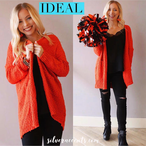 IDEAL Knit OpenFront Pocket Cardigan Top