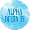 MS Sorority ABSTRACT Greek Chic Sticker