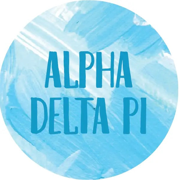 MS Sorority ABSTRACT Greek Chic Sticker