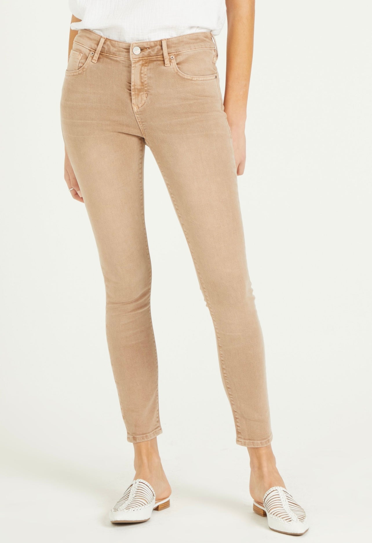 DEAR JOHN High Rise GISELE Stretch Skinny Jeans
