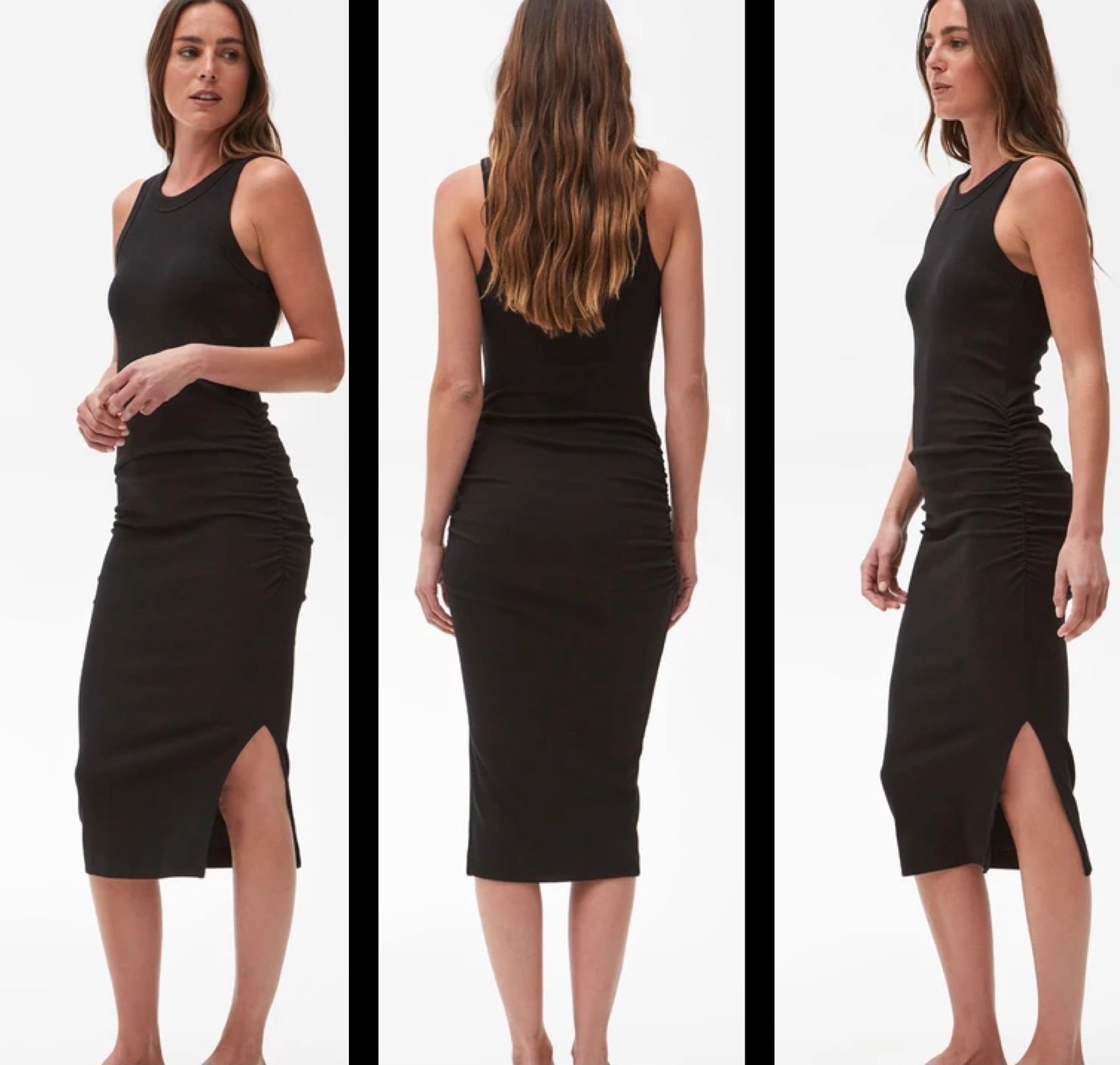 MICHAEL STARS RibKnit WREN Midi Dress