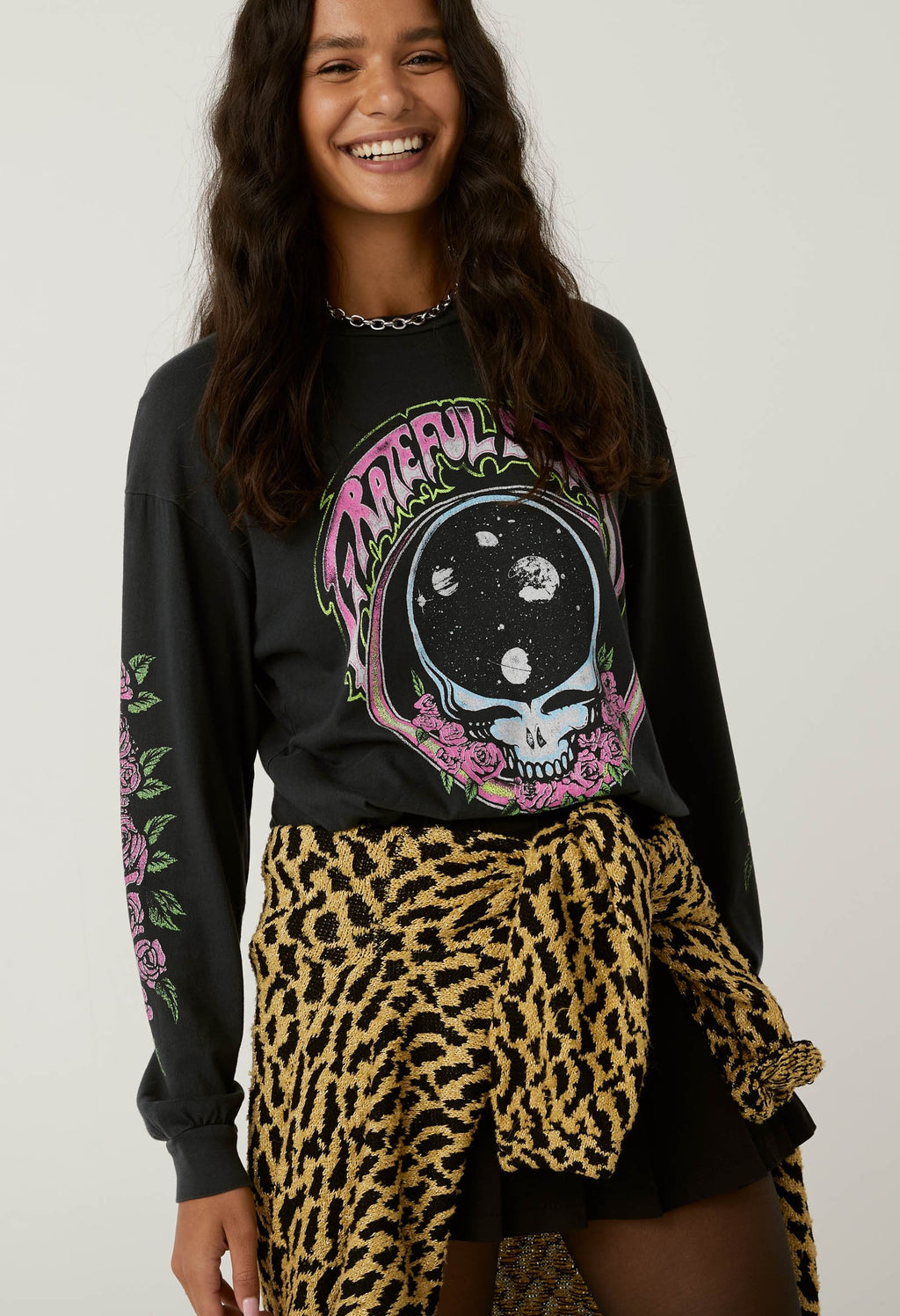 DAYDREAMER Space Face GRATEFUL DEAD Vintage Long Sleeve Top