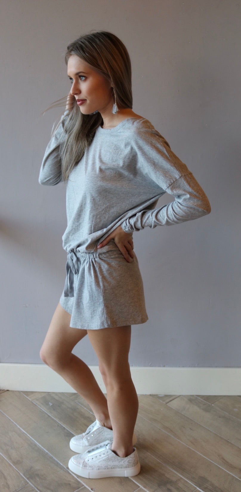 BOBI DropShoulder Jersey TURN BACK TIME Romper