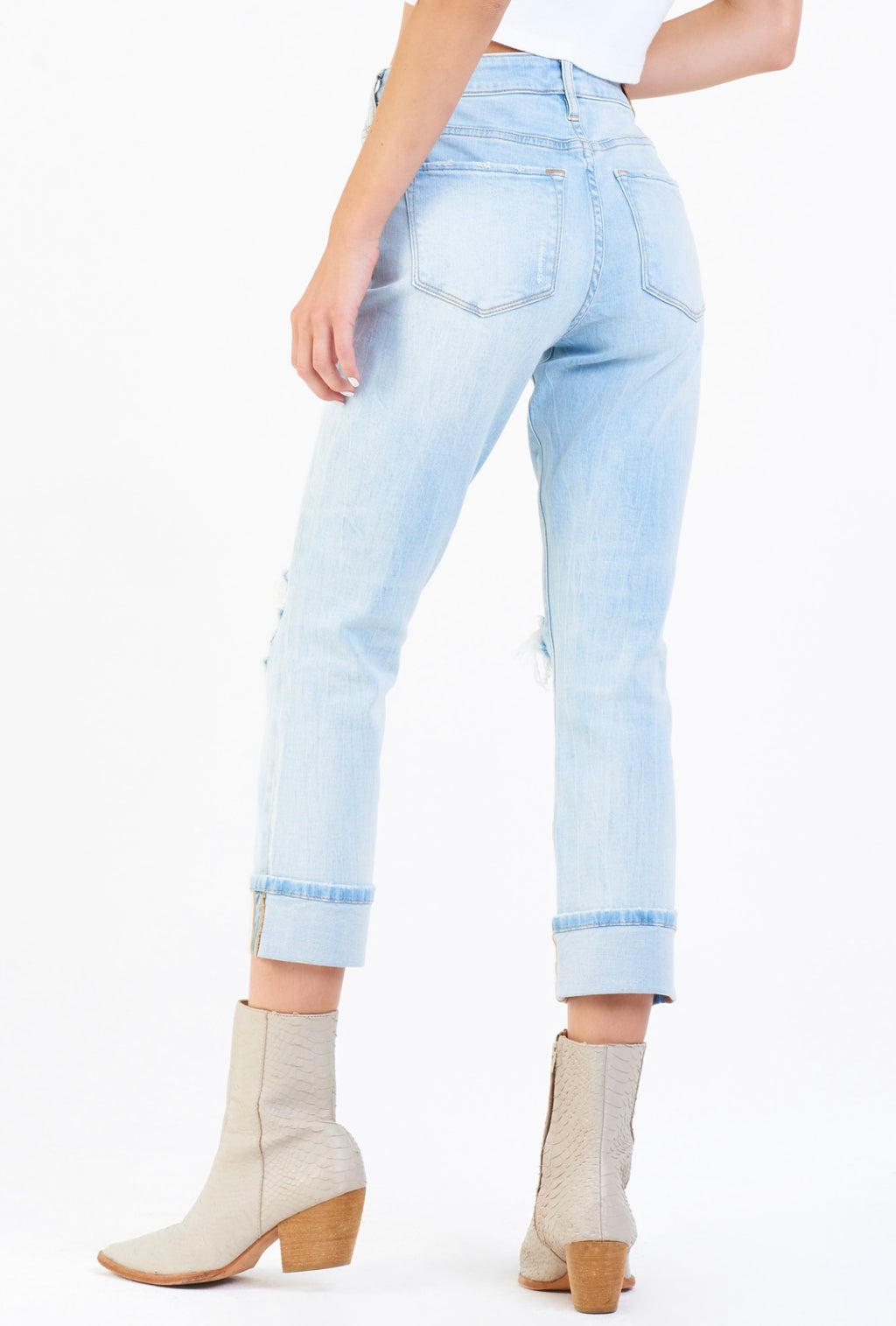 DEAR JOHN Cuffed BLAIRE Hi~Rise Jean