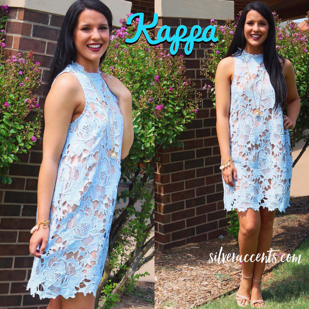 KAPPA Crochet Lace Sleeveless Dress
