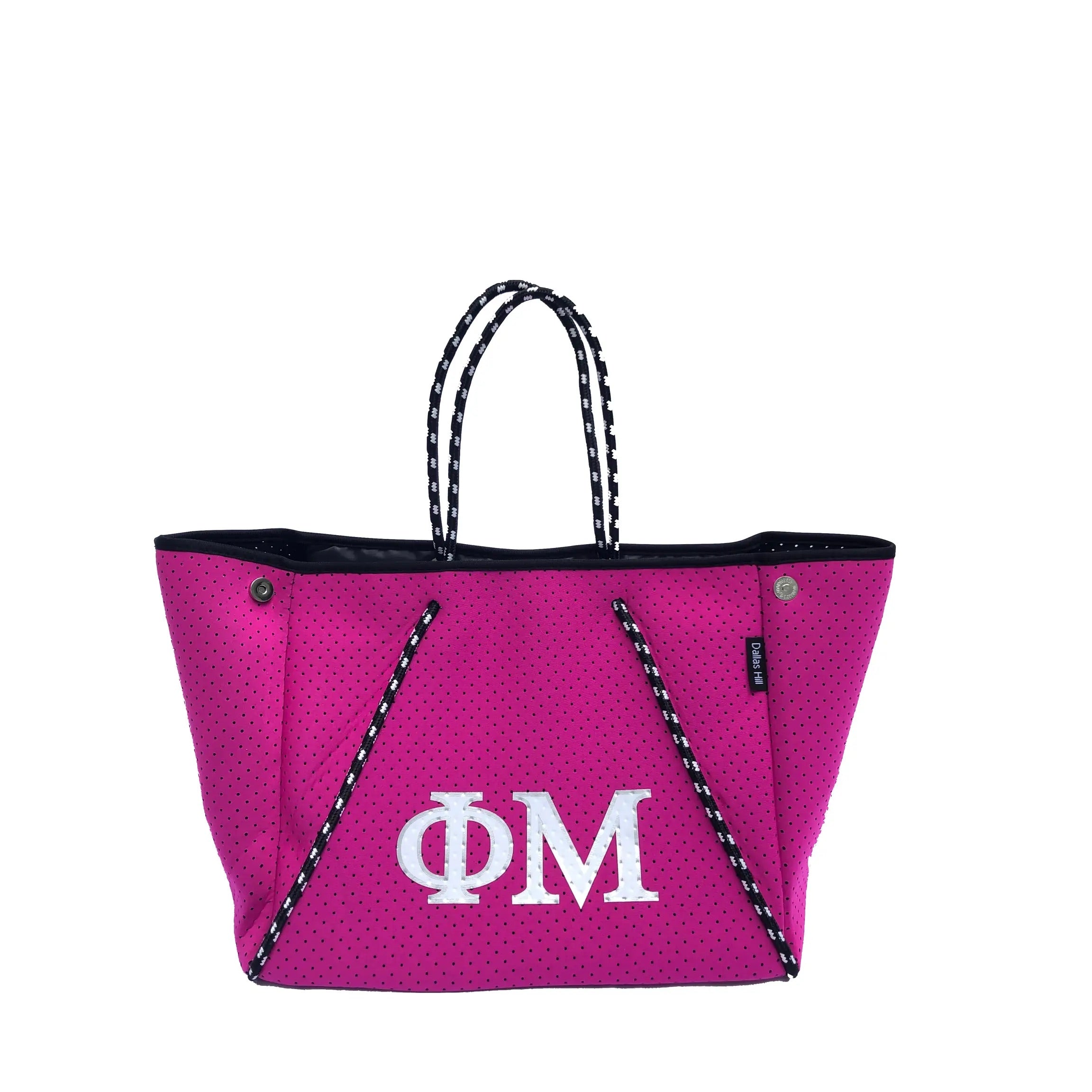 DH Sorority NEVERFULL Neoprene Greek Chic Tote Bag