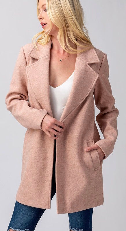 IMAGINE Long Lapel Duster Jacket