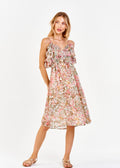 *DEAR JOHN Ruffle Bust VALENTINA Floral Dress