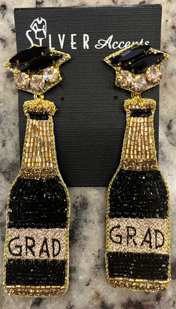 TAYLOR SHAYE Designs GRAD Beaded Earrings