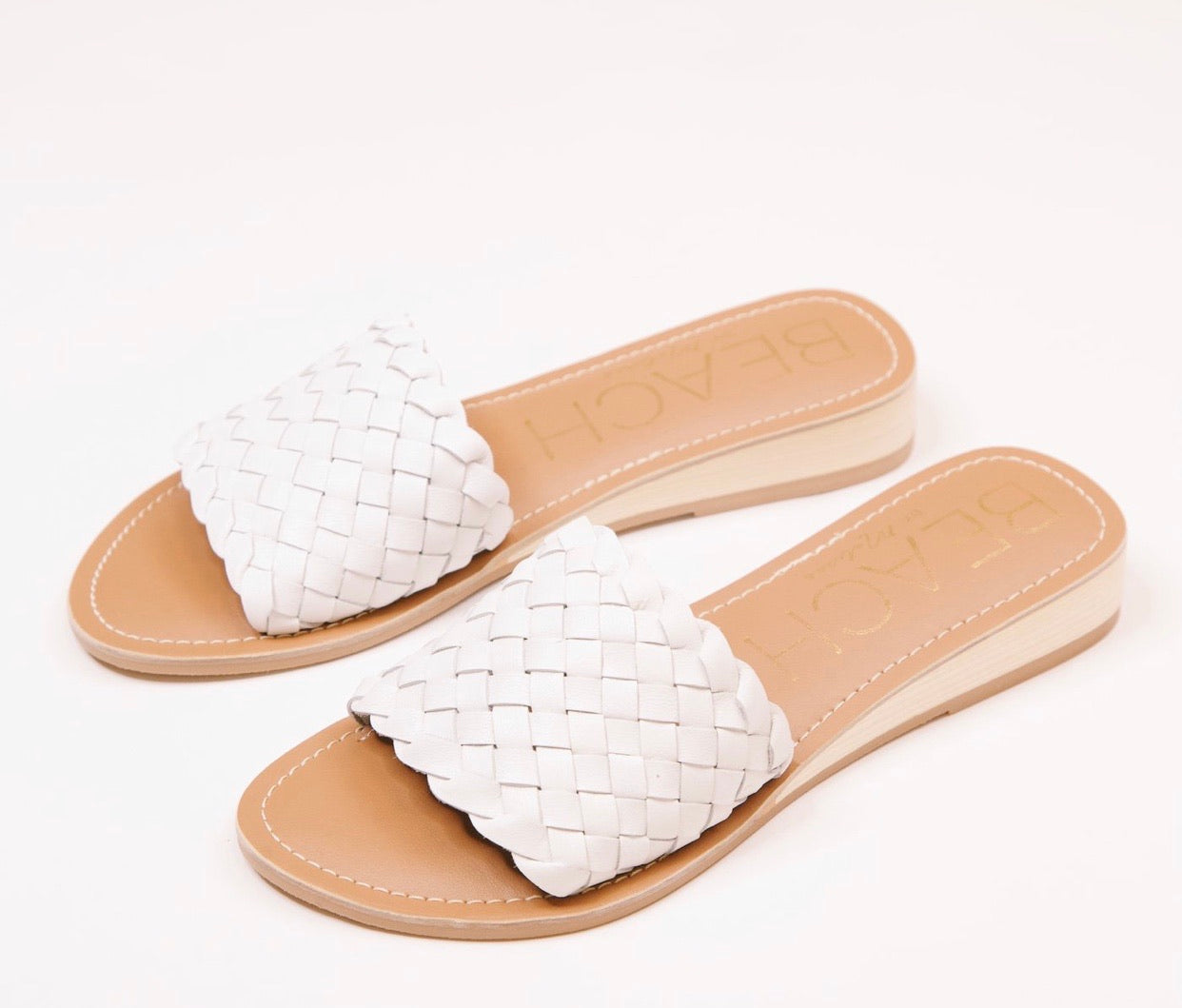 BEACH by MATISSE Braided PIPELINE MiniWedge Slide Sandal
