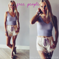 Free People SOLID RIB BRAMI Crop Top