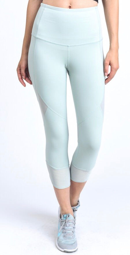ALL OUT Mesh Panel Crop Leggings
