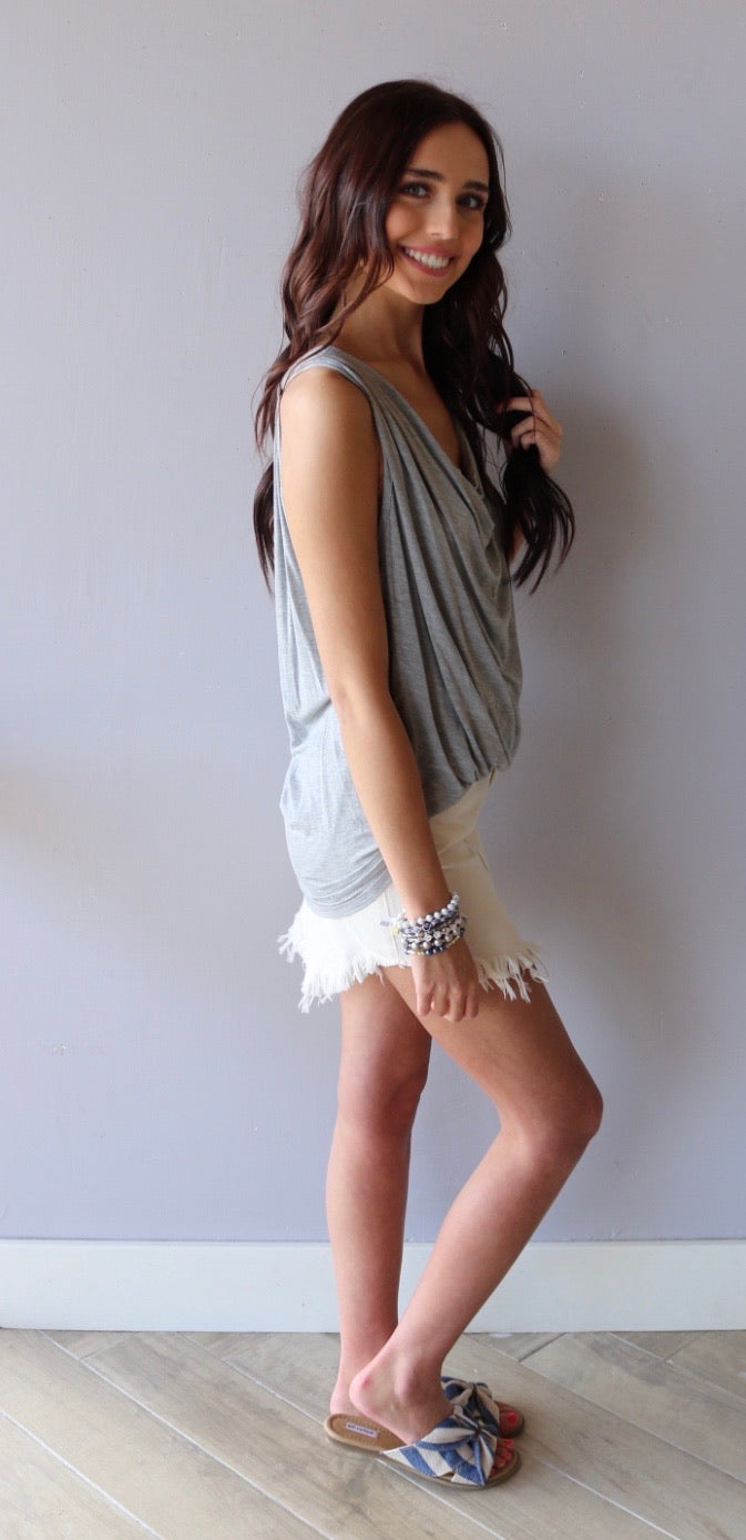 FREE PEOPLE! HiWaist BAILEY Raw FringeHem Denim Skirt