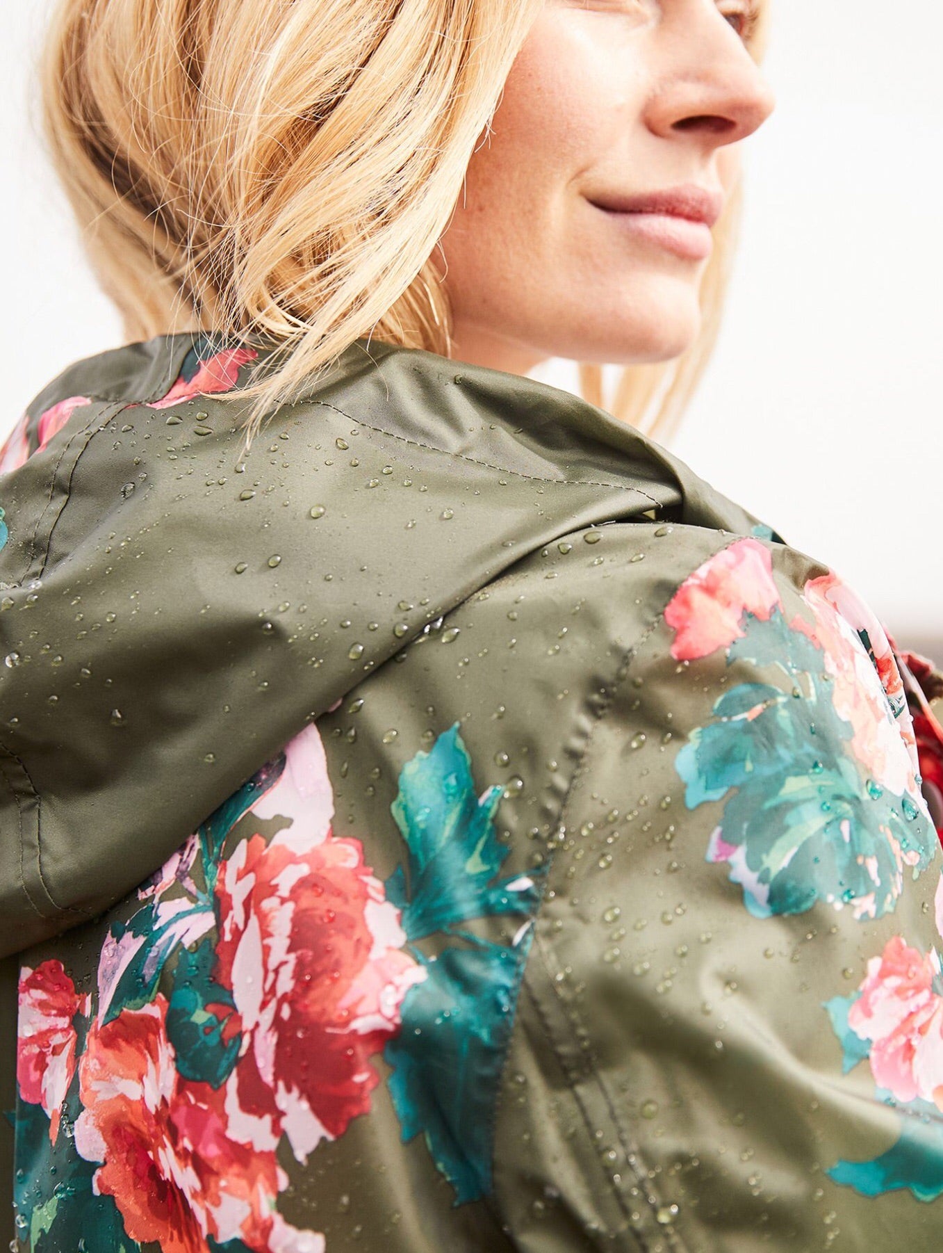 JOULES Peony Pattern GOLIGHTLY Rainjacket