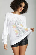 *RECYCLED KARMA JANIS JOPLN LIVE IN CONCERT LIGHTWEIGHT SWEATSHIRT