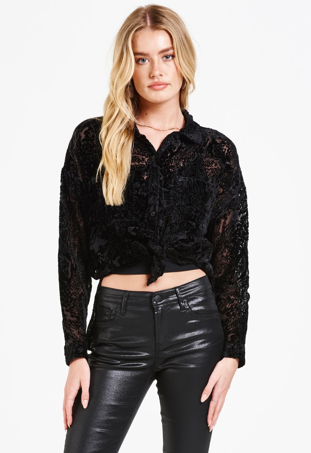 DEARJOHN ButtonDown ARIANNA Blouse Top