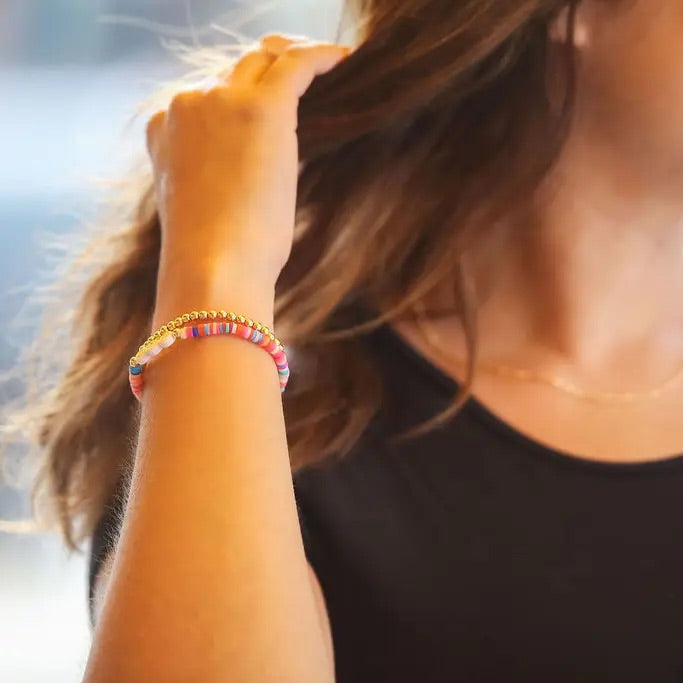 TA Sorority MULTI/GOLD Greek Chic Bracelet