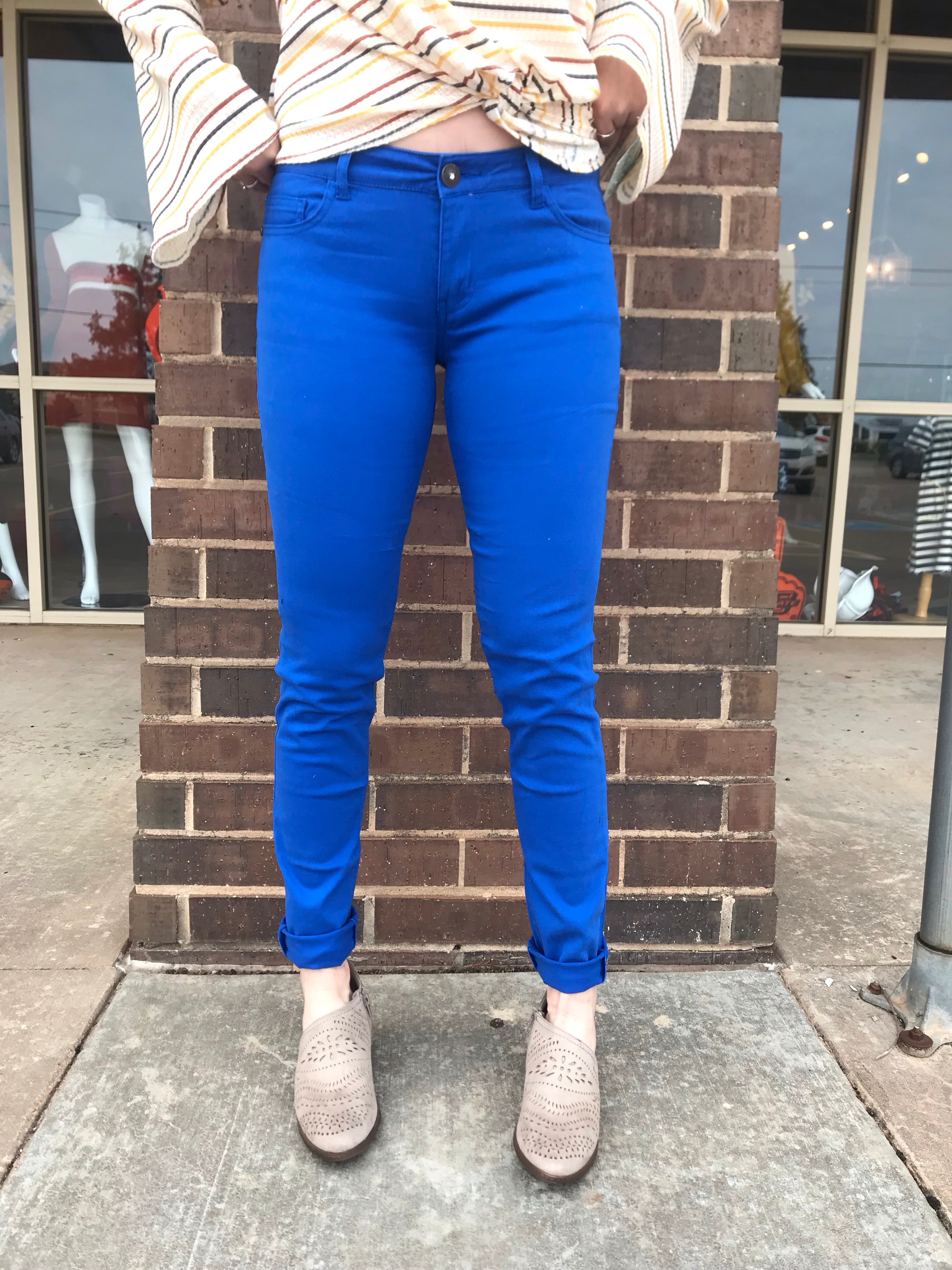 UPTOWN 5 Pocket Color Skinny Jeans