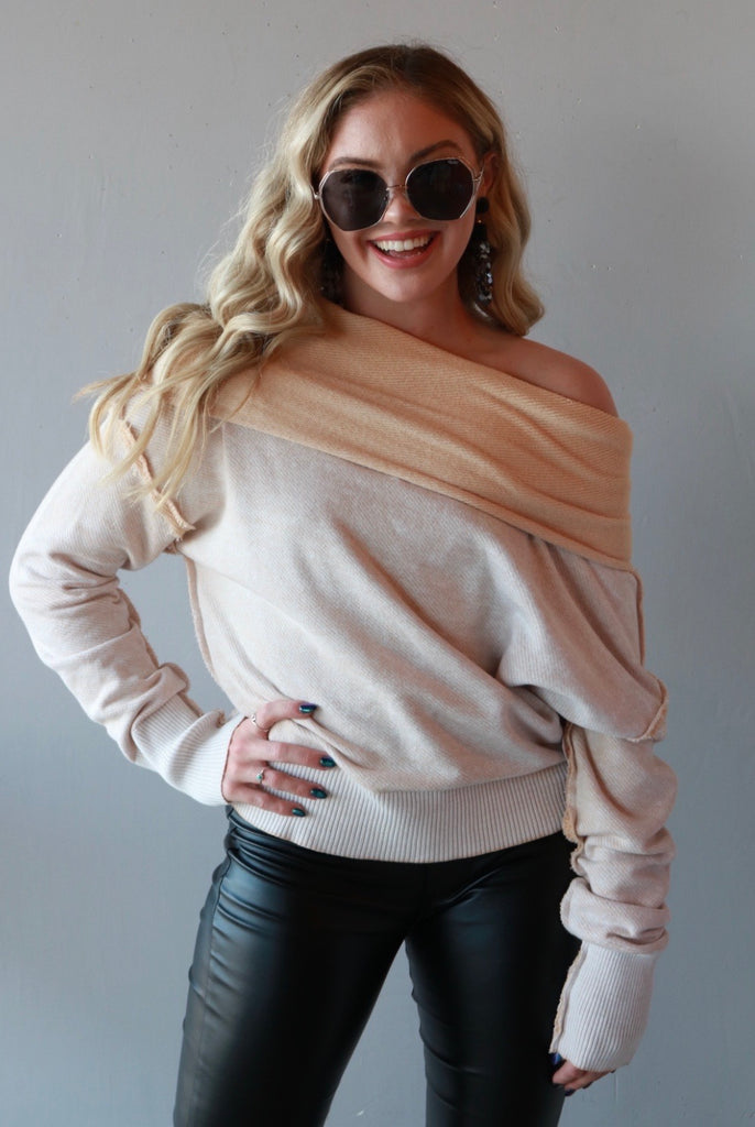 Off The Shoulder Sweater Free People