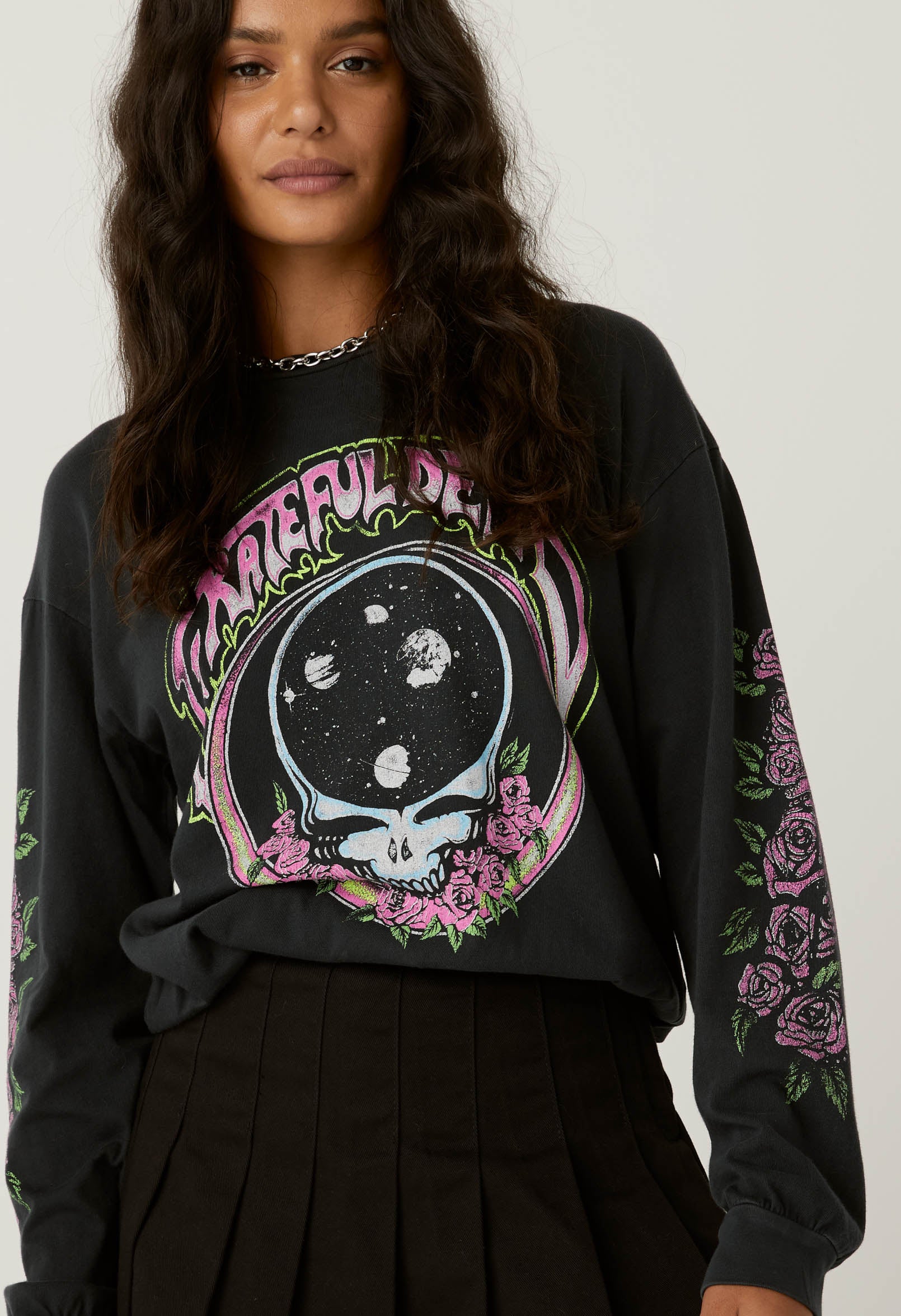 DAYDREAMER Space Face GRATEFUL DEAD Vintage Long Sleeve Top