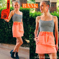 RANK Gingham Plaid Woven Crop Top