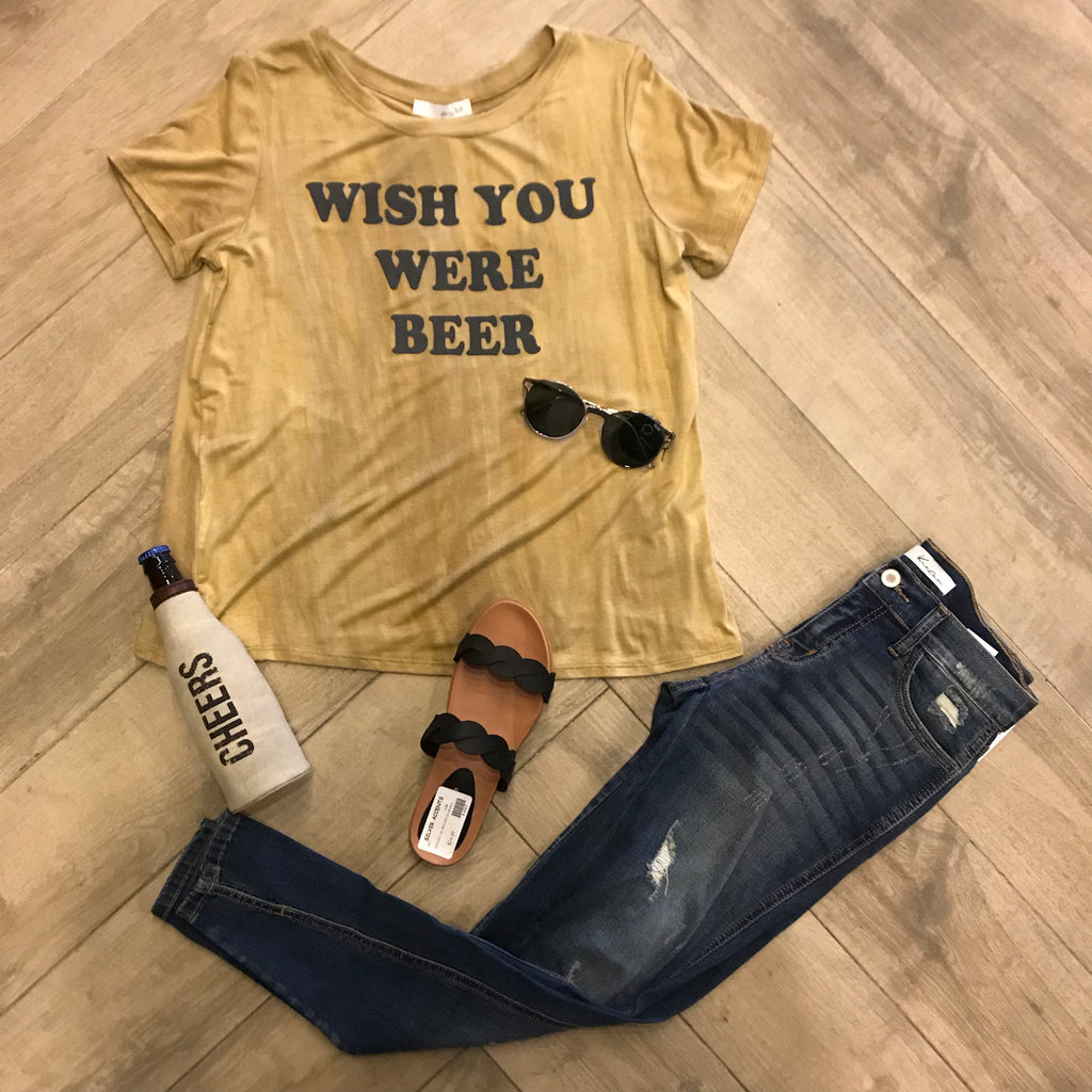 Wish You Were Beer DipDye Mustard Top