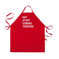 AF Red HOT STUFF COMING THROUGH Logo Apron
