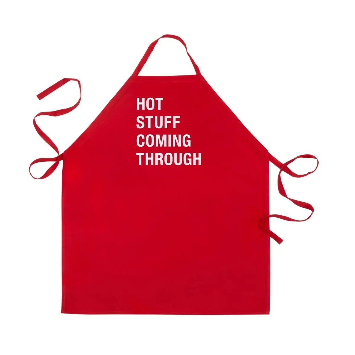 AF Red HOT STUFF COMING THROUGH Logo Apron