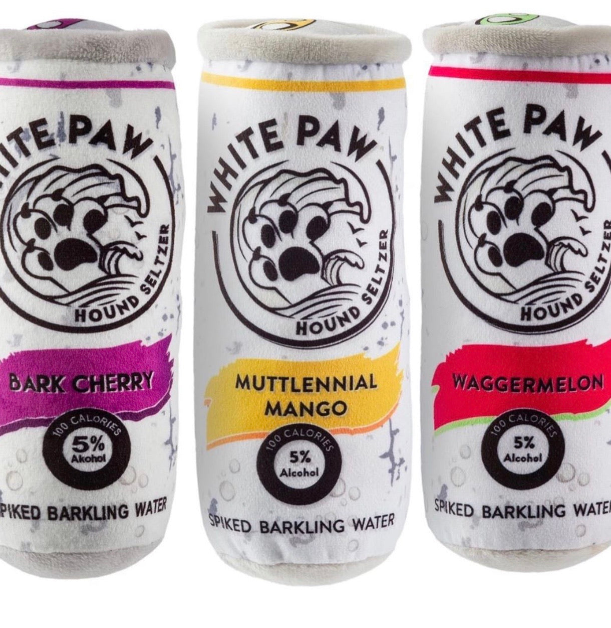 HDD WHITE PAW Can Squeaker Toy