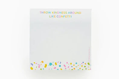 TAYLOR ELLIOTT Sticky CONFETTI CUBE Notepad