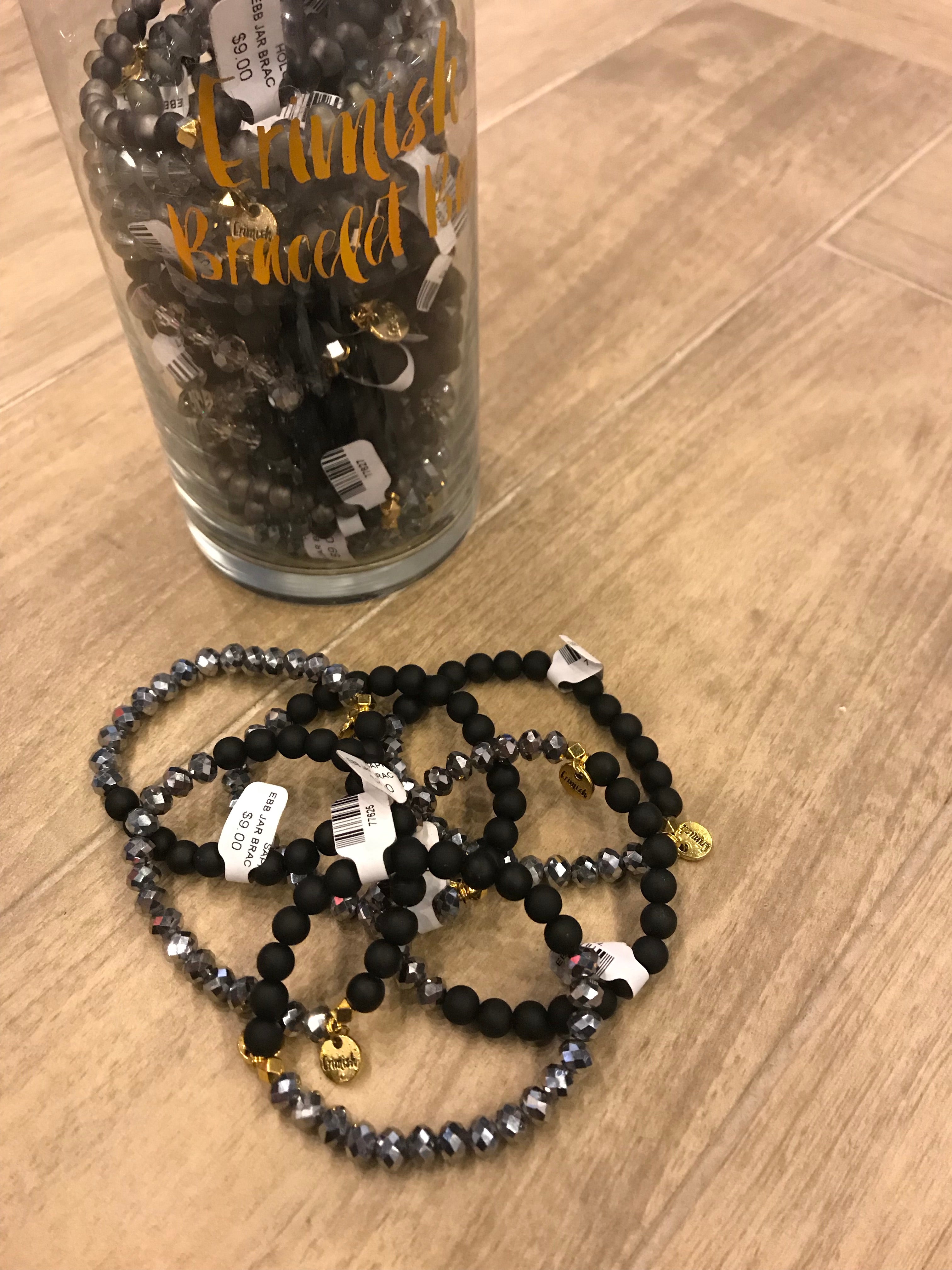 ERIMISH SAPPHIRE Beaded Stretch Bracelet