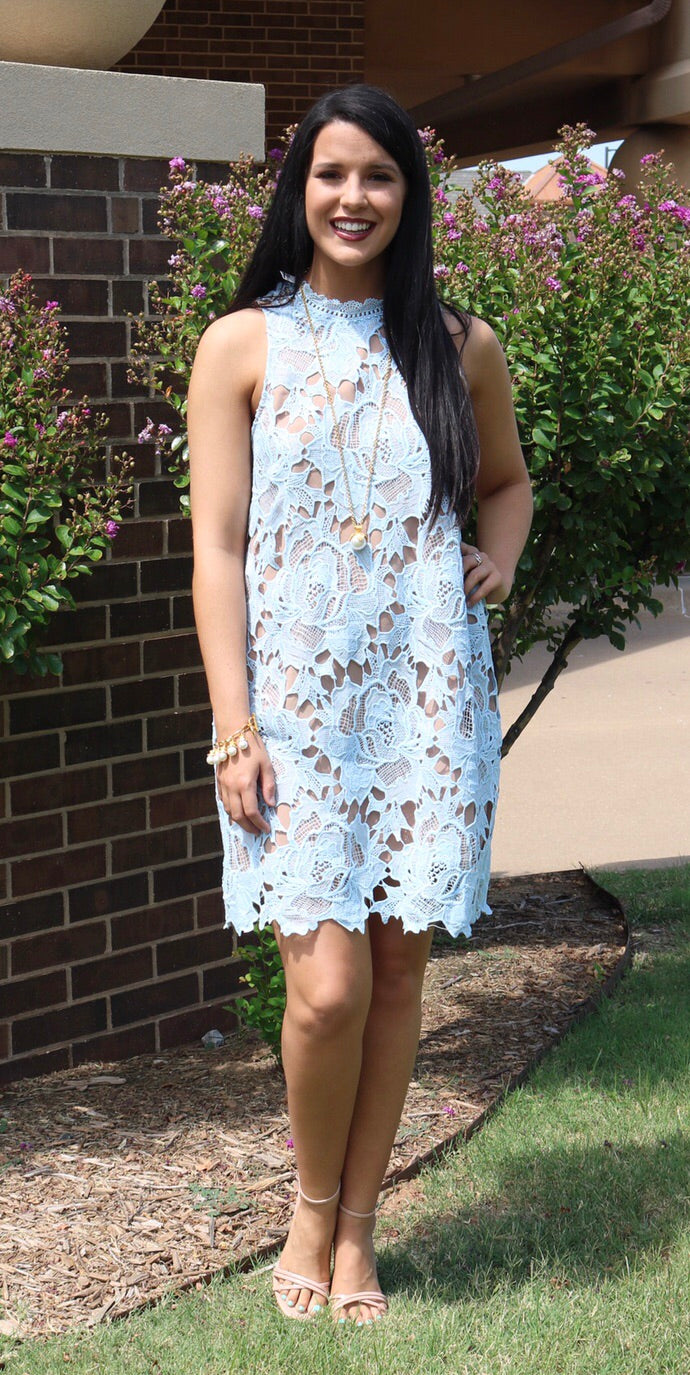 KAPPA Crochet Lace Sleeveless Dress