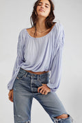 FREE PEOPLE RoucheSleeve IN A DREAM Top