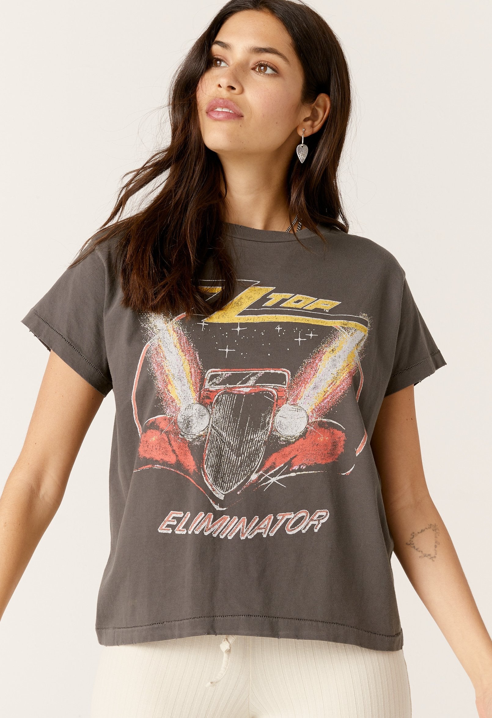 DAYDREAMER ZZ Top ELIMINATOR Girlfriend Tee Top
