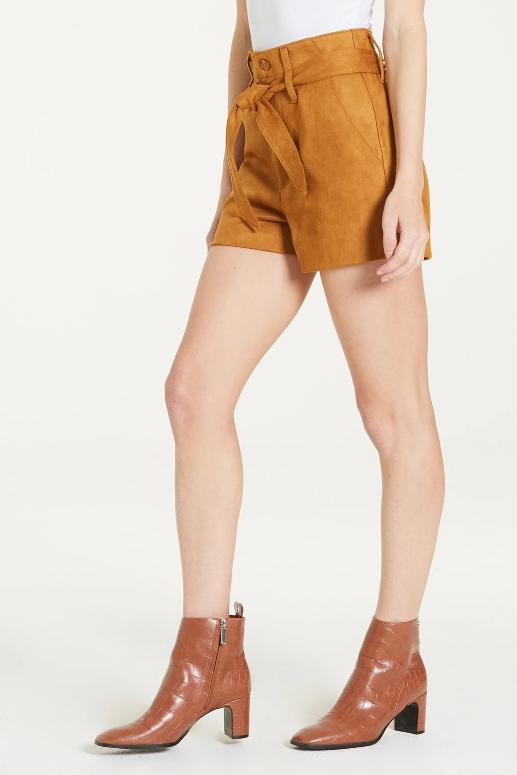 DEAR JOHN TieWaist SOPHIA MicroSuede Shorts