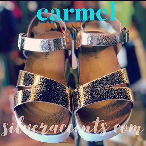 NOT RATED Rose Gold CARMEL Strappy Platform Sandal