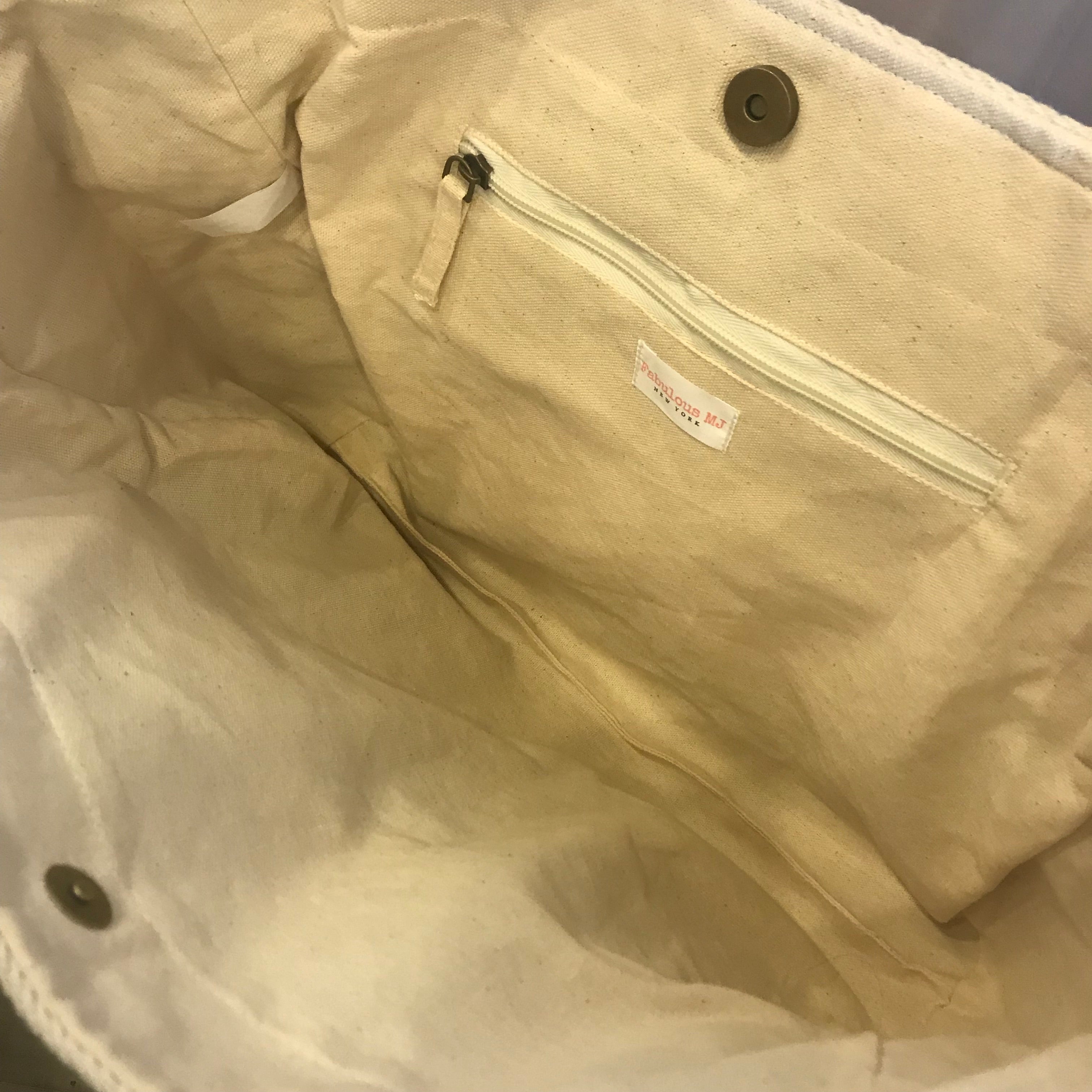 BEACH BOUND Striped Tote With Tassels