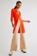 FREE PEOPLE RibKnit GIA ButtonDown Knit Maxi Cardigan Dress