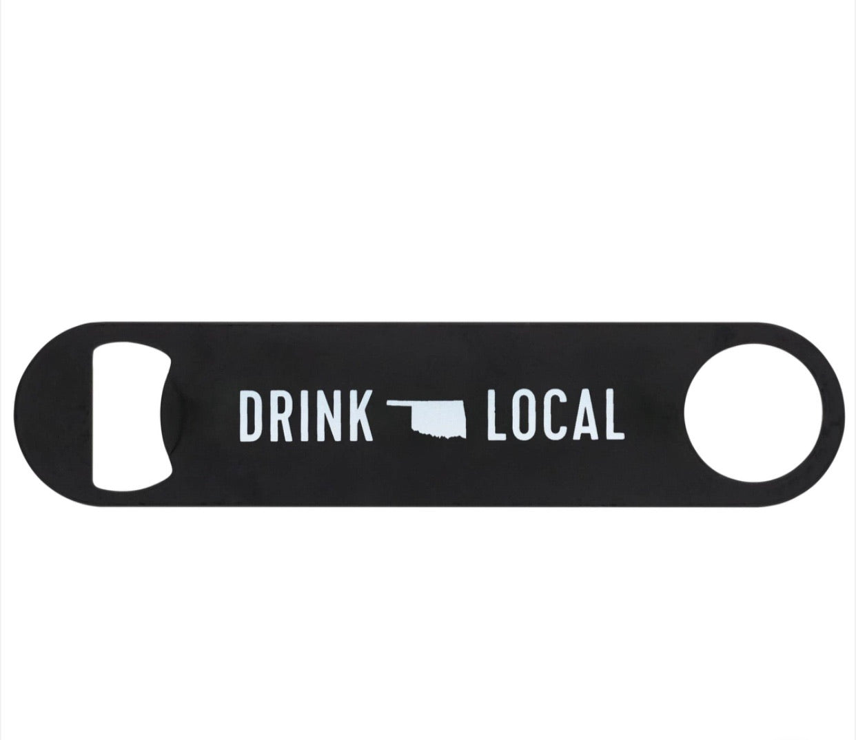 AF Metal OK DRINK LOCAL Bottle Opener