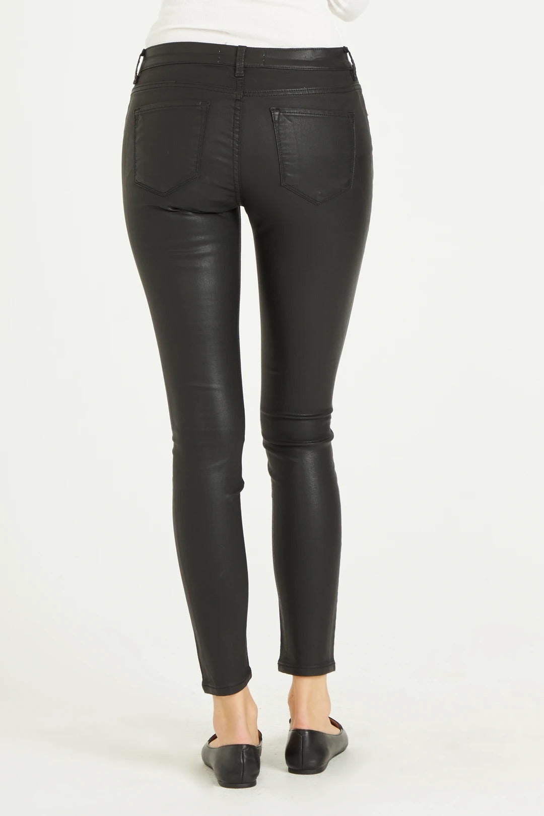 DEAR JOHN Coated PIXIE Hi~Rise Skinny Jeans